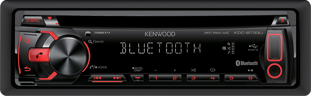 Kenwood KDC-BT33U  Radio/CD MP3/USB met BT