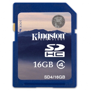Kingston 16GB SD kaart  class 4