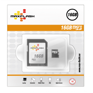 Maxflash micro SD kaart 16 GB class 4