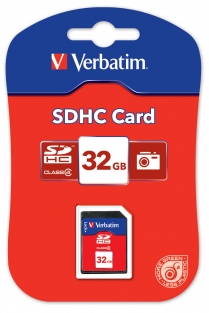 Verbatim 32GB SD kaart  class 4