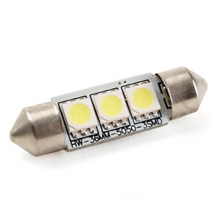 Ledlamp 36mm met 3 leds wit